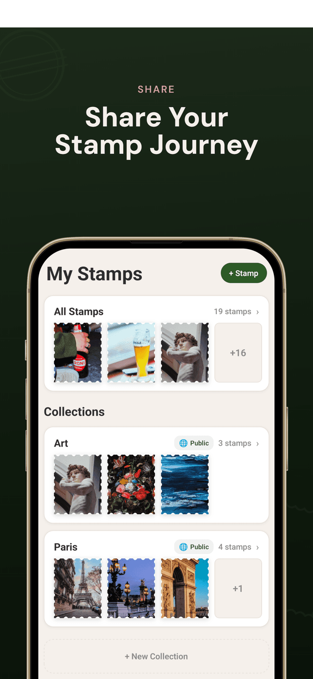 Share your stamp journey
